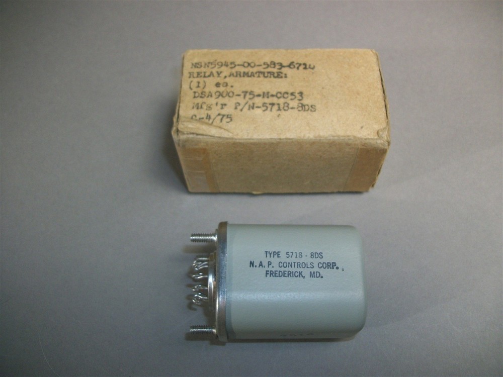 NOS – Tyco, Naval Ship Systems, Airpax – Electromagnetic Relay 5945-00-583-6710