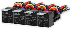 Epauto 30/40 AMP Relay Harness Spdt 12V Bosch Style – 4 Pack