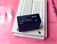 2pcs Cornell Dubilier CDR662ALQPN 12VDC DPST Relay, 5A, 250VAC, 30VDC, 12V, PCB