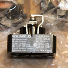 One New SQUARE D 8501-CO15V24 Power Relay Ser.C 8501CO15V24 8501C015V24
