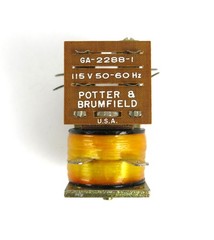 Potter Brumfield GA-2288-1 Open Frame Relay Coil 115V Vintage NOS