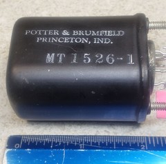 NEW! P&B MT1526-1 SPDT Relay – 1200 Ohm Coil. Chassis Mount