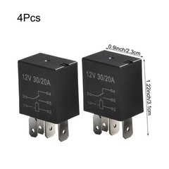 Long Lasting Multi Purpose Power Relay Perfect for Fuel Pump 5 Pin 14 PCS