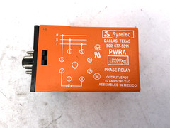 New Crouzet PWRA220A Phase Relay 220VAC 8-Pin 10A 240VAC Syrelec