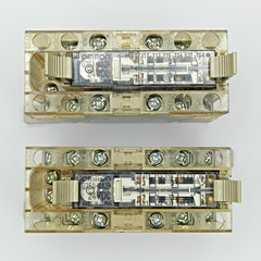 Omron P7SA-14F-ND DC24V Relay Socket Base w G7SA Relay Lot of 2