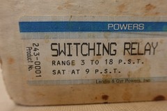 Powers Landis & Gyr 243-0001 RL243 Pneumatic Switching Relay, Pilot-Operated