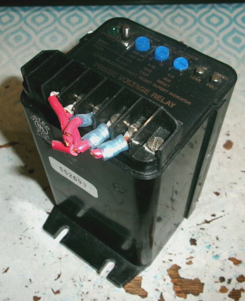 INSTRUMENT TRANSFORMERS LPVR-480 PHASE VOLTAGE RELAY 360-500V 3PH 60HZ (639)