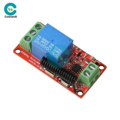 DC 5V 12V 24V Wireless Remote Control Receiver Switch Relay Module 1CH 433MHz