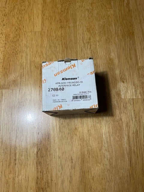 KPR-SCE-115VAC/DC-1C INTERFACE RELAY – 10 RELAYS