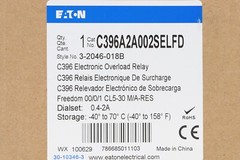 EATON C396A2A002SELFD ELECTRONIC FREEDOM NEMA OVERLOAD RELAY