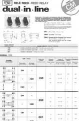 CMDA00124 FEME Reed Relay 24VDC SPDT 0.25A 3W 8-Pin With Diode DIL-8