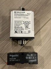Square D Class 9050 Relay JCK14V20 10Amp Schneider Electric Incl RUZC2M No Box