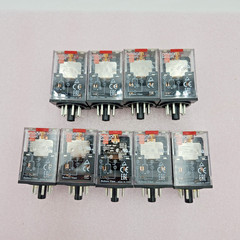 Lot of 9 Omron MKS2PI General Purpose Relays 8-Pin Octal Base AC24V Power Spares