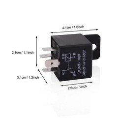 Car Relay 4 Pin 12v 40amp Spst Model No. JD2912-1H-12VDC 40A 14VDC Auto Switc…