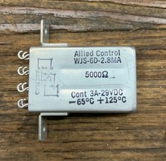 ALLIED CONTROLS WJS-6D-2.8MA RELAY 5000 OHMS 29VDC 3A 8 PIN HERMETIC NEW NO BOX