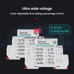 AC/DC12V-240V A220V 16A On Delay Off Delay Timer Relay Time Delay Relay Din Rail