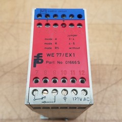 Pepperl+Fuchs WE77/EX1 Isolated Switch Amplifier, Safety Relay, 01666S, 120VAC