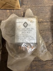HART RELAY WU115A3 115 VAC LOAD 25 A 240VAC NEW OLD STOCK