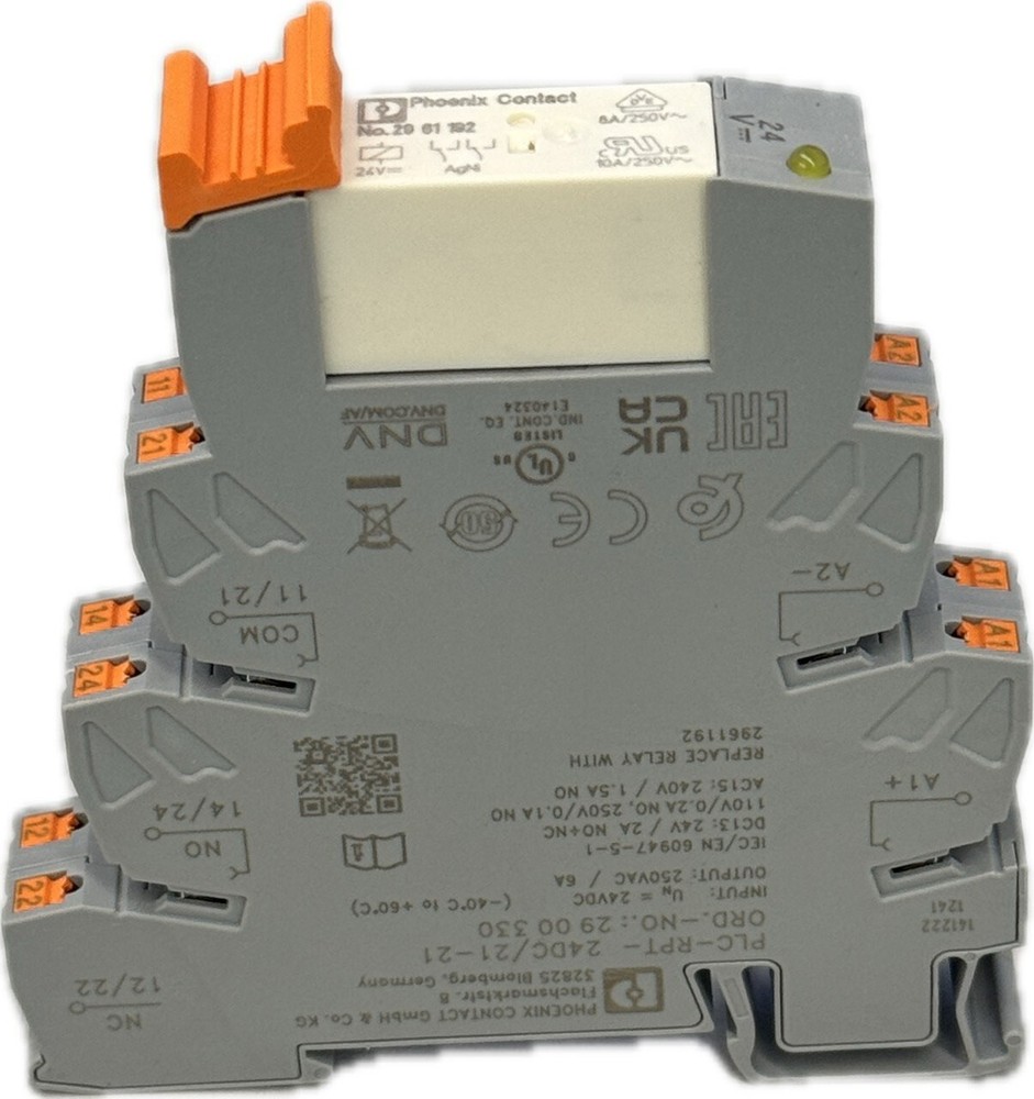 Phoenix Contact Relay Module 29 00 33 0 PLC-RPT-24DC/21-21 2900330