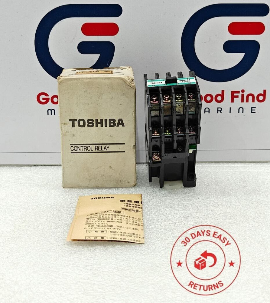 TOSHIBA A8A-44 (4a4b) AC600V MAX CONTROL RELAY NEW FAST SHIPPING