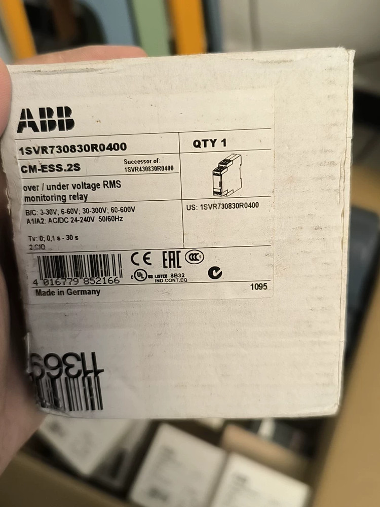 Ship FedEx 1PCS NEW IN BOX Relay CM-ESS.2S 1SVR730830R0400 24-240VAC/DC