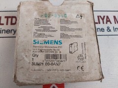 SIEMENS 3UN2100-0AN7 Thermistor Motor Protection PTC Relay 50/60Hz