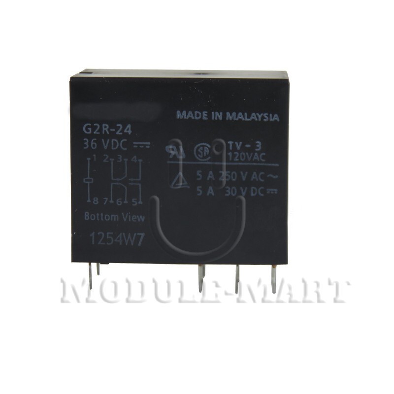 G2R-24 DC36 Electromechanical Relay 5A 36VDC 8 Pins (pack of 5)