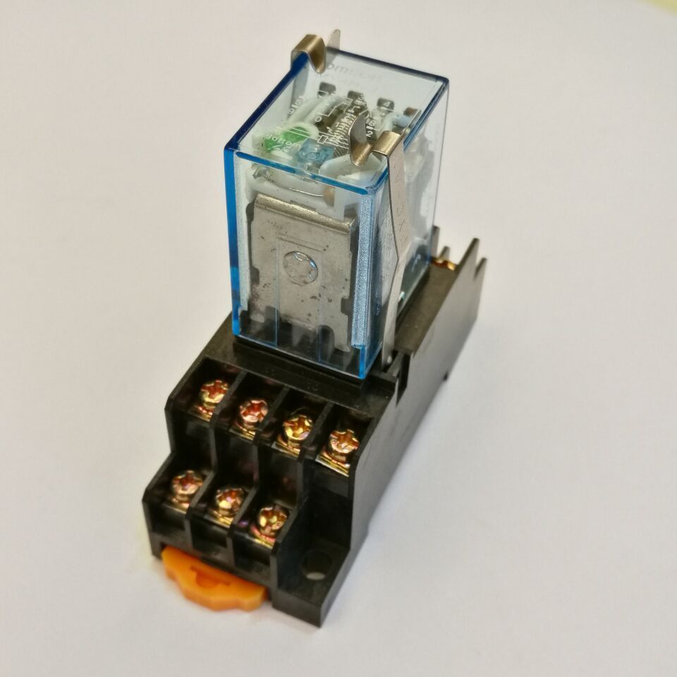 NJ STOCK MY4N-J MY4NJ HH54P-L 12V DC Coil Cube Relay & PYF14A Socket Base