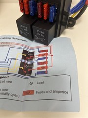 12 volt pre wired relay box 80 amp