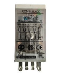 SCHNEIDER ELECTRIC RXM4LB2CD 36VDC POWER RELAY 14PIN PACK OF 10 PCS