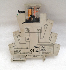 LOT OF 10 OMRON G2RV-1-S 48VDC RELAY WITH SOCKET G2RV-SL500 230 VAC