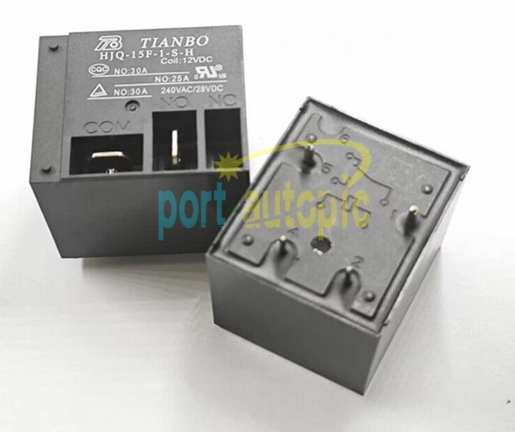 2pcs 12V HJQ-15F-1-S-H 12VDC TIANBO Relay 4Pins