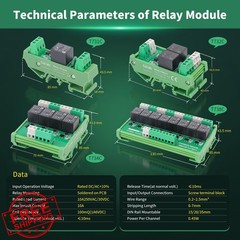 GAEYAELE 2 Channel Relay Module 12V