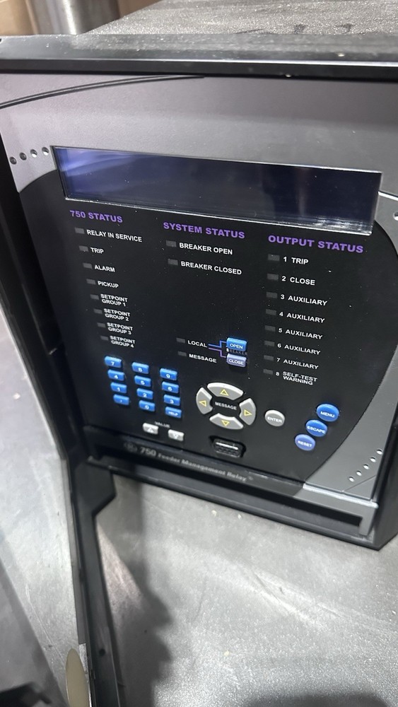 GE SR750 Feeder Management Relay 750-P5-G5-S5-HI-A20-R-E
