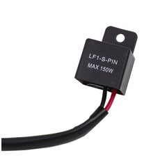 2-Pin Electronic LED Flasher Relay for Motorcycle Turn Signals