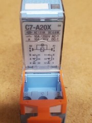 Releco Comat Relays C7 A20X W/ Base. Lot Of 2
