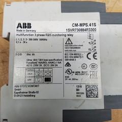 ABB CM-MPS.41S Multifunction 3 Phase Monitoring Relay, AC 230V 3A, DC 24V 2A