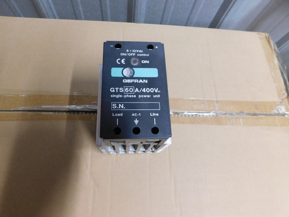 gefran gts 60 a/400v ac single phase power unit solid state relay