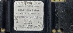 GE General Electric CR120AD06048 AA 300V 10Amp 24V DC Series A Industrial Relay