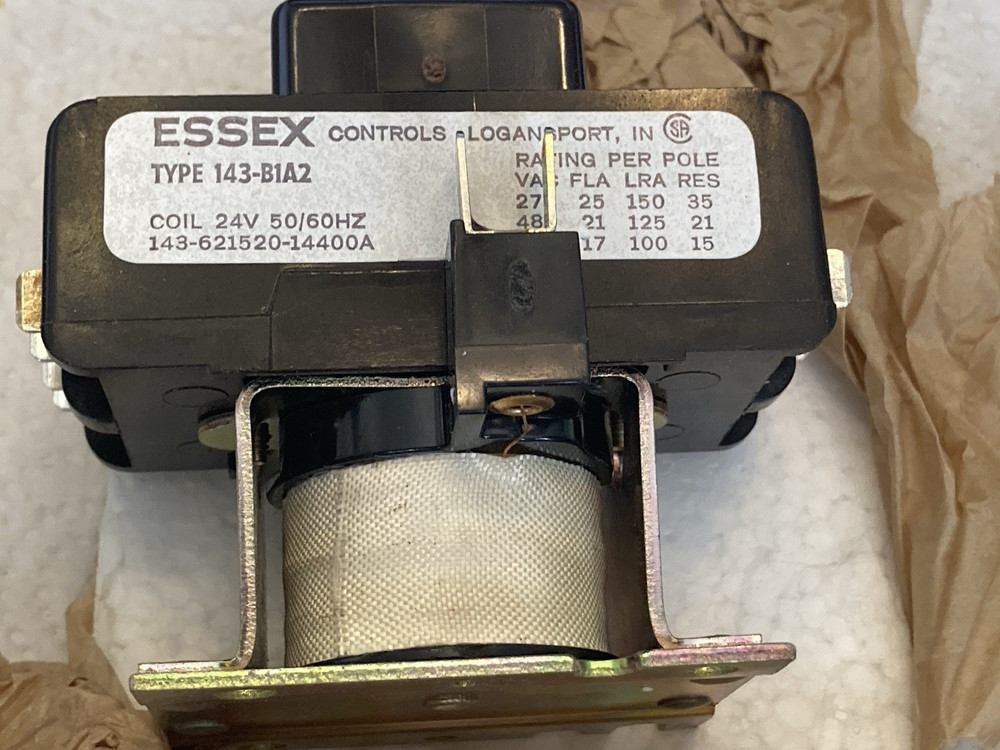 STEVECO 90-237 25A 277VAC 2-POLE N.O. TYPE 143 CONTACTOR W/ 24V AC COIL – NEW