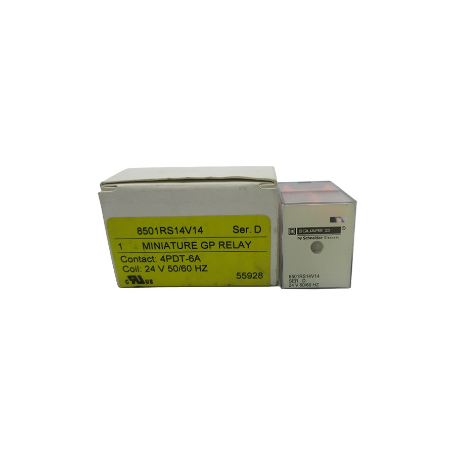 SQUARE D 8501RS14V14 SER. D 24V NSMP