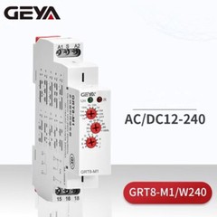 1pcs GRT8-M1 time relay AC/DC12-240V power-on delay disconnection controller