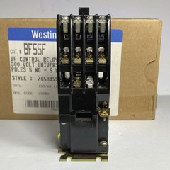 Westinghouse BF55F Control Relay 120/60 110/50V 5-Pole Universal Contacts – NOB