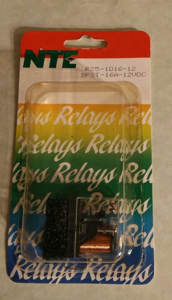 RELAY MECHANICAL SPST NORMALLY OPEN 16A 12VDC COIL PCB MOUNT NTE-R25-1D16-12