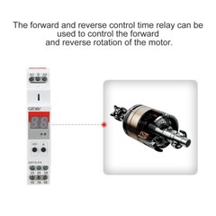 GEYA Digital Forward & Reverse Timer Relay Switch 16A AC/DC12V-240V For Motor
