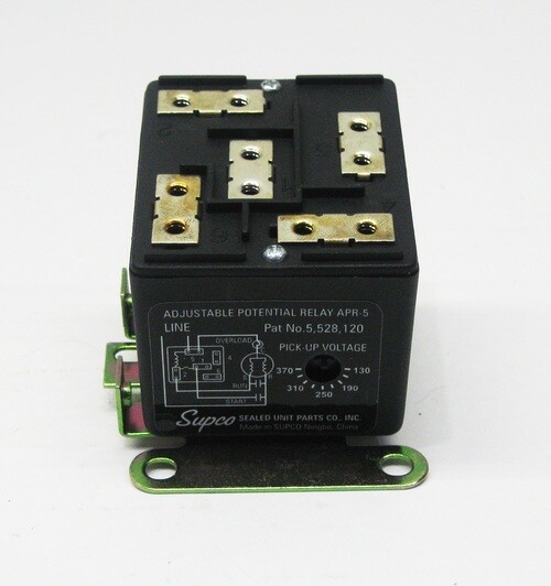 SUPCO APR5–ADJUSTABLE POTENTIAL RELAY