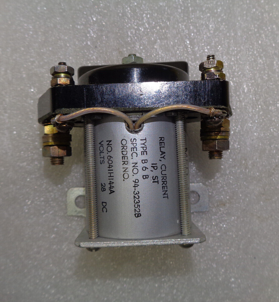 CUTLER HAMMER 28V DIRECT CURRENT RELAY TYPE B6B 6041H144A NEW (LAST ONE)