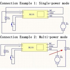 JK11S Cycle Timer Delay On/Off Relay Module 5V/12V/24V Switch Relay Board 0-100s