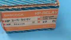 HP 2-R-DC 6V , RELAY , BABCOCK