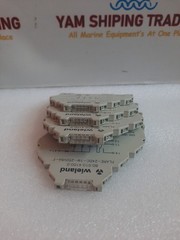 Wieland 80.010.4100.0 Relay Module 24V DC 250V 6A DIN Rail Lot of 4
